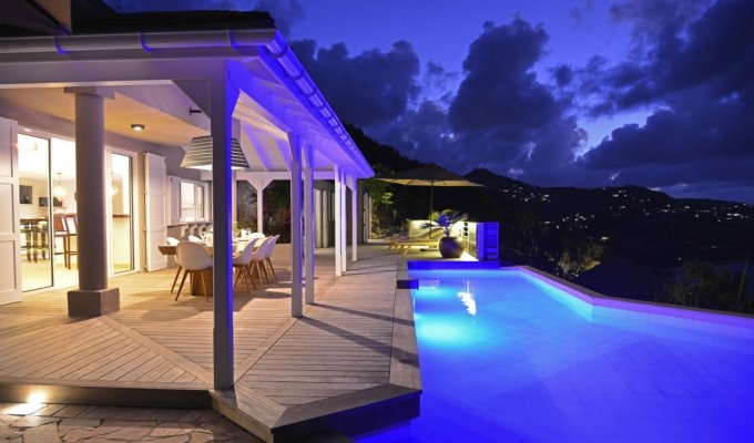 St Barts Luxury Villa Vacation Rentals with private pool overlooking the Lagoon of Petit Cul de Sac - Private Estate of Domaine du Levant - FWI