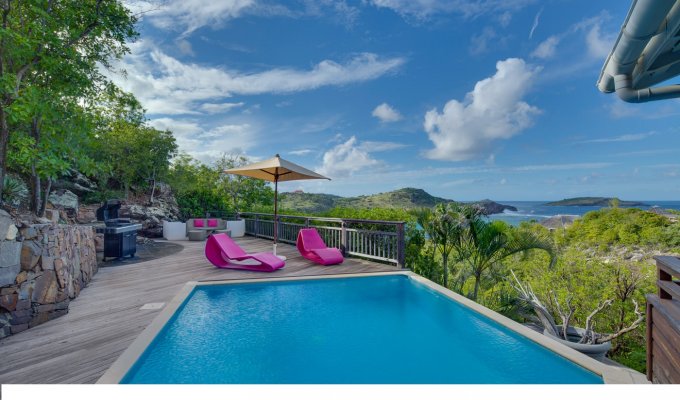 St Barts Luxury Villa Vacation Rentals with private pool overlooking the Lagoon of Petit Cul de Sac - Private Estate of Domaine du Levant - FWI