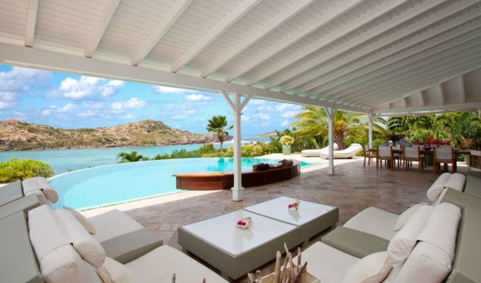 St Barts Luxury Villa Vacation Rentals with private pool overlooking the Lagoon of Petit Cul de Sac - Private Estate of Domaine du Levant - FWI