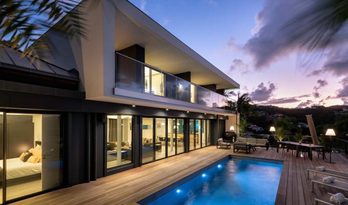 St Barts Luxury Villa Vacation Rentals with private pool overlooking St Jean - FWI