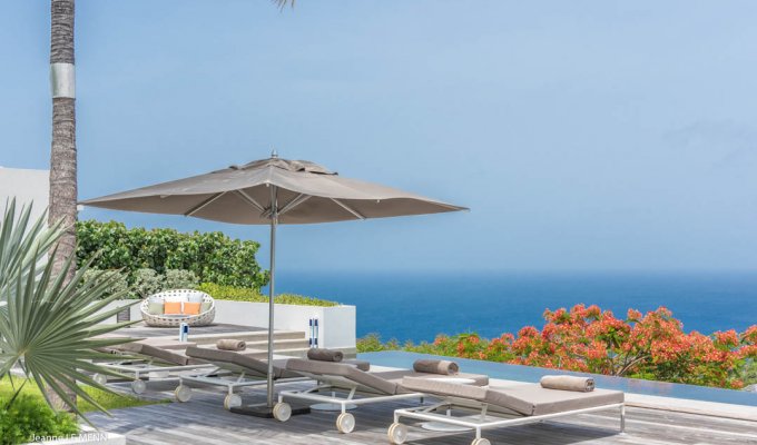 St Barths Holiday Rentals - Seaview Luxury Villa Vacation Rentals with private pool between Shell Beach and Gouverneur- FWI