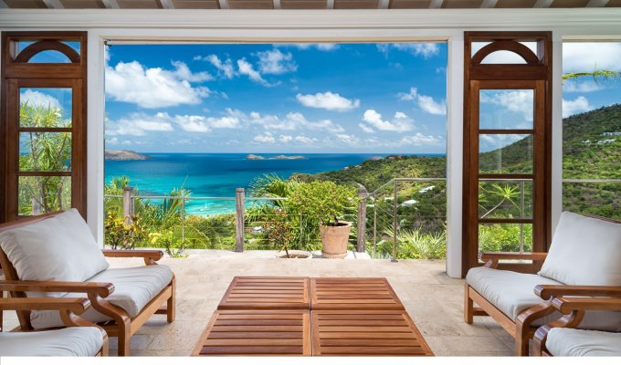 Seaview St Barts Luxury Villa Vacation Rentals with private pool - St Jean - FWI