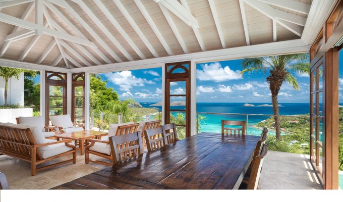 Seaview St Barts Luxury Villa Vacation Rentals with private pool - St Jean - FWI