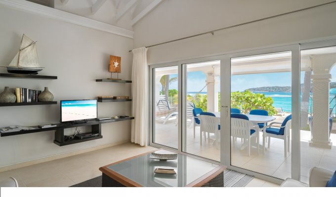 Beachfront St Barts Luxury Villa Vacation Rentals - St Jean beach - Coral Reef Property - FWI