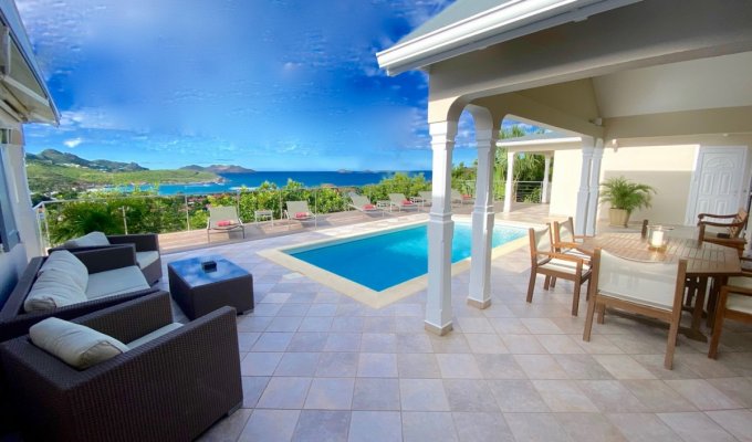St Barthélémy  St Jean Villa Vacation Rentals ocean view