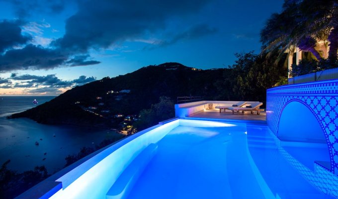 St Barths Vacation Rentals - Seaview Luxury Villa with private pool with exclusive services by hotel Eden Rock - FWI