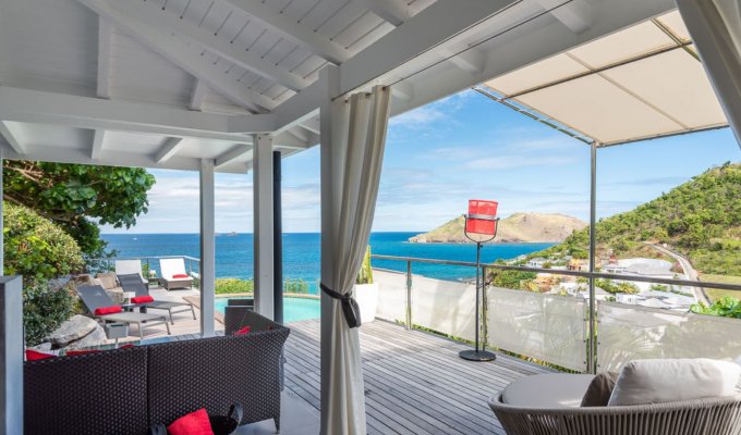 St Barts Charming Villa Vacation Rentals with private pool located in the Roc Flamands private estate and only 5 minutes walk to Flamands Beach - FWI