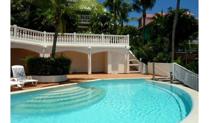 St Barths Rentals - Apartment Vacation Rentals in St Barthelemy overlooking Gustavia harbour - FWI