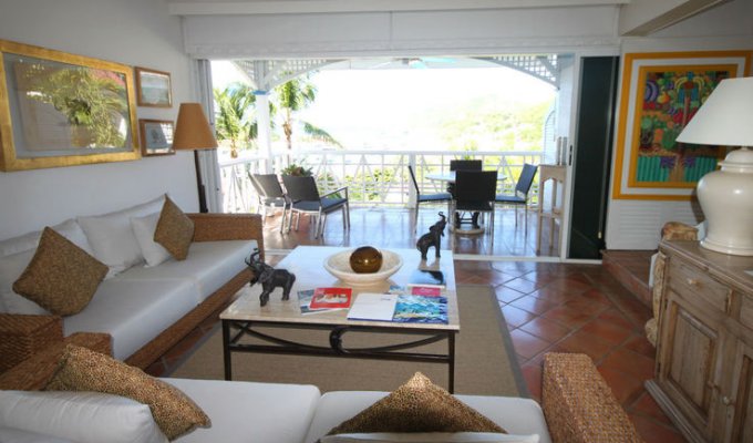 St Barths Rentals - Apartment Vacation Rentals in St Barthelemy overlooking Gustavia harbour - FWI