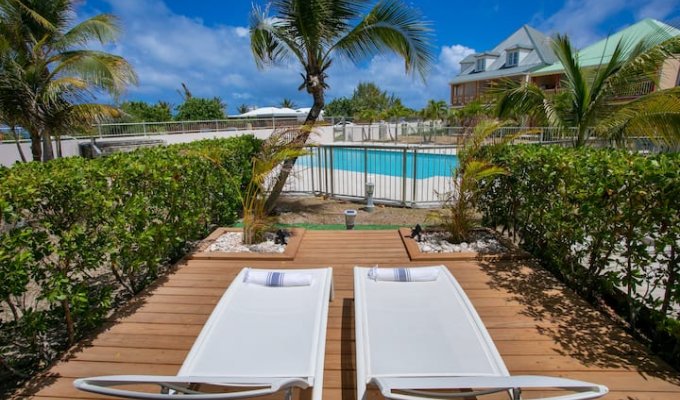 Saint-Martin Orient Bay Beachfront Apartment rentals with Pool 