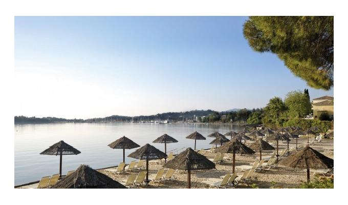 Your stay in Greece, accommodation 8j / 7 nights hotel all-inclusive room with views over the hinterland. Corcyra Beach Hotel. 