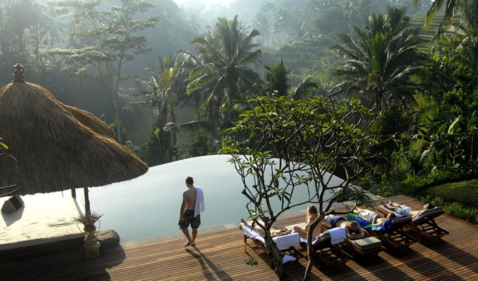 Indonesia Bali Ubud Vacation rental with private pool and view of Mount Agung