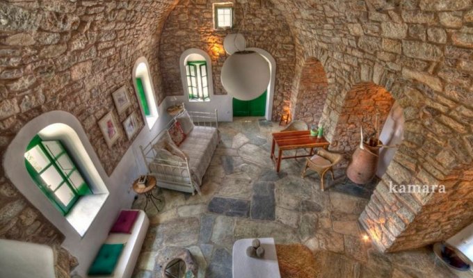 Typical House Rental for 2 to 4 people on the island of Kythera.