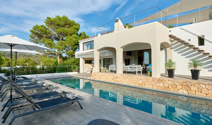 Ibiza Holiday Villa Rentals Private Pool Cala Vadella Balearic Islands Spain
