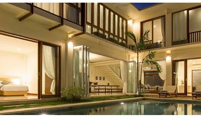 Seminyak Bali villa rental private pool from the beach with staff included