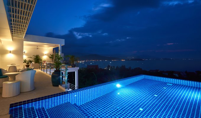 Thailand Villa Vacation rentals in Koh Samui Gorgeous  4 Bedroom Villa with stunning seaview on Big Buddah and Islands