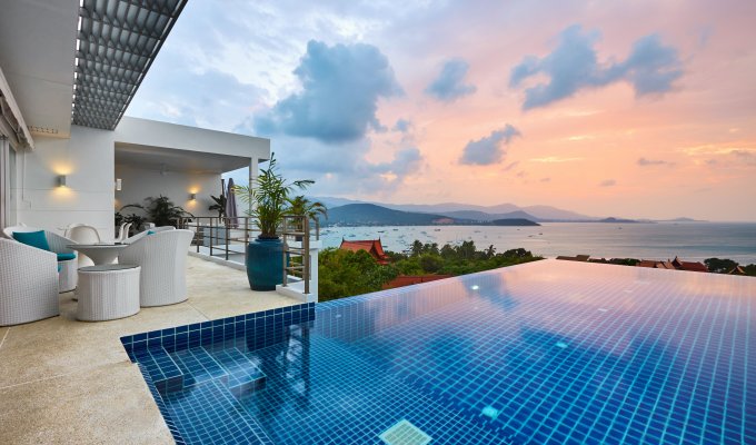 Thailand Villa Vacation rentals in Koh Samui Gorgeous  4 Bedroom Villa with stunning seaview on Big Buddah and Islands