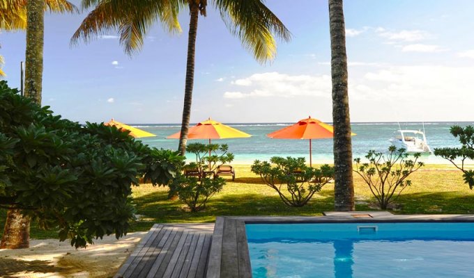 Mauritius Beach House rental in Trou aux Biches close to Grand Bay with staff 