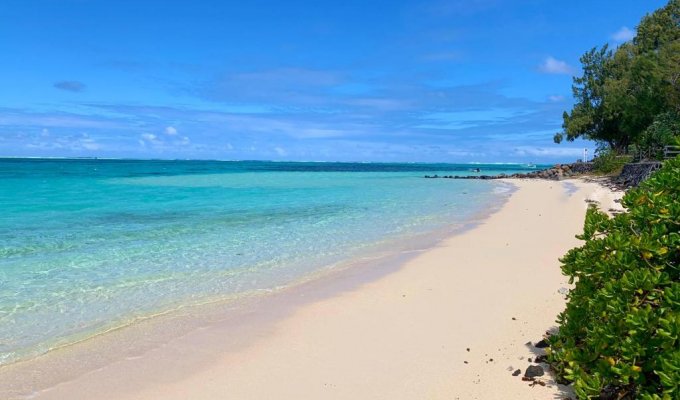 Beachfront Mauritius Villa rentals in Pointe d'Esny south coast  