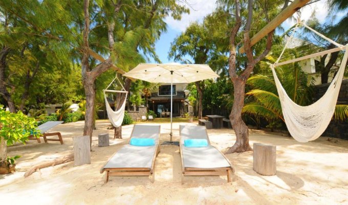 Beachfront Mauritius Villa rentals in Pointe d'Esny south coast  