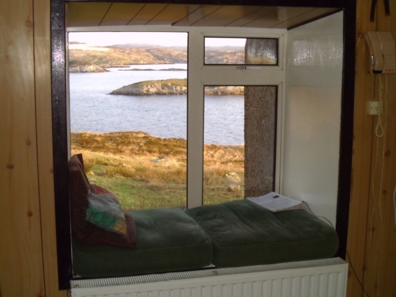 Scotland Cottage Isle Of Harris Feet In Water Very Quiet