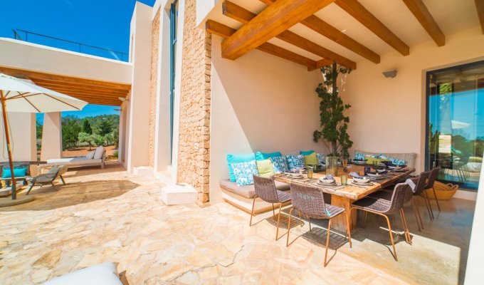 Ibiza Luxury Holiday Villa Rentals with beautiful seaview,Balearic Islands