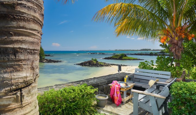 Mauritius beachfront apartment rentals in Trou aux Biches