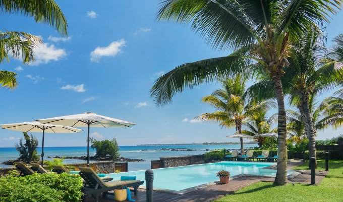 Mauritius beachfront apartment rentals in Trou aux Biches