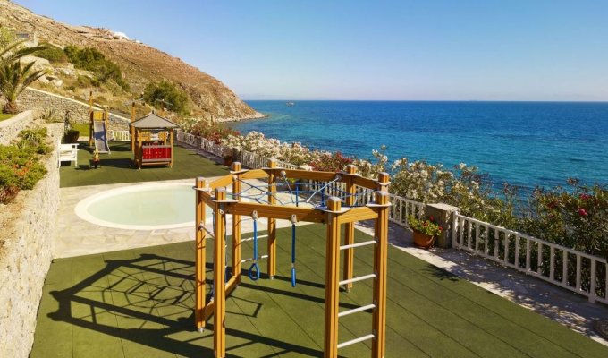 Luxury villa rental Mykonos, with private pool and private beach.