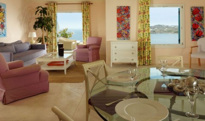 Luxury villa rental Mykonos, with private pool and private beach.