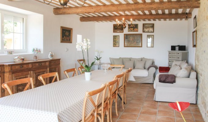 Provence villa rentals Mont Ventoux with heated private pool