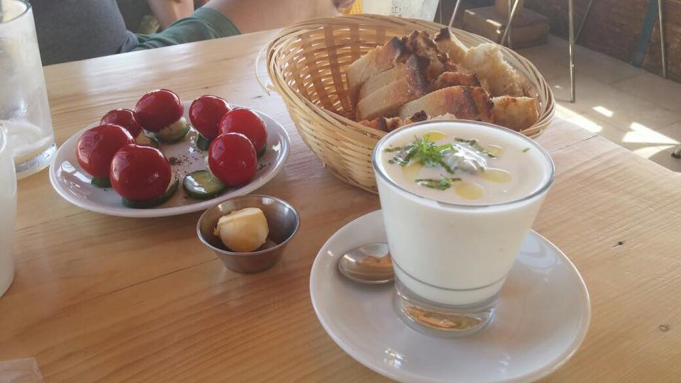 Israel Goat Cheese Farm Restaurant Negev Sde Boker.