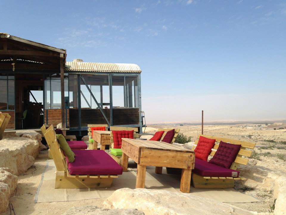 Israel Goat Cheese Farm Restaurant Negev Sde Boker.